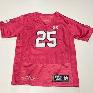 Under Armor Pink Notre Dame Jersey (6x)